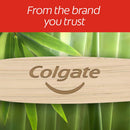 Colgate Charcoal Bamboo Toothbrushes, Eco Friendly Natural Bamboo Handle, Soft, 4 Count Colgate