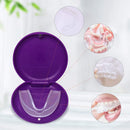 [2 Pack] Retainer Case, Solid Orthodontic Retainer Case-PURPLE ZIZNBA Store