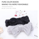 Spa Headband – 2 Pack Bow Hair Band Women Facial Makeup Head Band Soft Coral Fleece Head Wraps For Shower Washing Face LADES