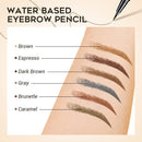 EYESEEK 6PCS Liquid Eyebrow Pencils, Light to Dark Brown Waterproof Eyebrow Makeup Kits with Precision Tips Applicator for Women and Girls EYESEEK
