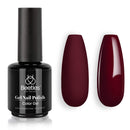 Beetles Gel Nail Polish 15ml Jacqueline Mahogany Full Maroon Red Fall Winter Color Gel Polish Set Soak Off LED Nail Lamp Gel Polish Nail Art Manicure Salon DIY Home Christmas Gel 0.5Oz beetles Gel Polish