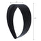 Black 2 Inch Wide Satin Hard Headband with No Teeth Head band for Women and Girls (Motique Accessories) Motique Accessories