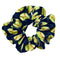 Softball Scrunchie, Softball Hair Accessories, Girls Softball Premium Velvet Scrunchie, Gift for Softball Player and Softball Teams (Black) Infinity Collection