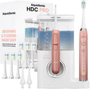 AquaSonic Home Dental Center PRO – Brushing & Flossing Made Easy – Brush & Floss – Power Toothbrush & Water Flosser – Whiter Teeth & Healthier Gums - Infinity Warehouse