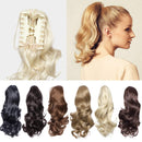 Light Brown 12” Short Curly Claw Ponytail Hair Extension Fluffy Body Wave Pony Tail Clip In On Hairpiece With Claw/Jaw Big Wave One Piece Synthetic Heat Resistant Hair Women Trendy (Light Brown) S-noilite