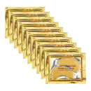 Adofect 30 Pairs Gold Collagen Under Eye Mask Anti-Aging Hyaluronic Acid 24k Gold Eye Patches for Moisturizing & Reducing Dark Circles, Luxury Gift for Women and Men, Gold Adofect