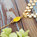 Yean Gold Head Chain Bohemian Hair Jewelry Headpiece Forehead Band Festival Hair Headband Accessories for Women and Girls (Gold) Yean