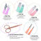 Eyebrow Tweezer Set, TsMADDTs 6 Pcs Tweezers Set for Women, Precision Tweezer for Eyebrows with Curved Scissors for Ingrown Hair, Hair Plucking Daily Beauty Tools with Leather Travel Case TsMADDTs