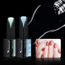 VENALISA 2pcs 15ml Base and Top Coat High Gloss Gel Nail Polish Kit, Long Lasting No Wipe Tempered Top Coat Polish Soak Off LED Gel Set V VENALISA