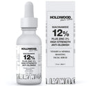 Niacinamide 12% Plus Zinc 2% Serum for Face - Skin Balancing Pore Reducing Face Serum for Combination and Oily Skin, Minimizes Large Pores 1oz Hollywood Skincare
