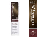 AGEbeautiful Permanent Liqui-Creme Hair Color Dye, Gray Coverage, 6N Light Brown AGE beautiful