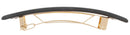 France Luxe Small Luxury Rectangle Barrette - Nacro Slate France Luxe