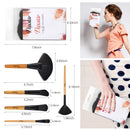 Make Up Brushes, Professional Burlywood Makeup Brush Kits Comfortable Fiber Hair 32 Piece Eye Shadow Eyebrow Kabuki Foundation Brush Rolling Bag Included Daxstar