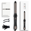 Prizm 1 Inch Wavy Professional Rotating Curling Iron, Nano Titanium Auto Spin Curling Wand Hair Curler with 11 Adjustable Temps 250°F to 450°F, Anti-Scald & Dual Voltage Prizm