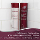 Keranique Hair Thicker Stronger Hair 60 Days System with Keratin Shampoo, Conditioner and Texturizing Mousse for Colored Thinning Hair, Paraben/Sulfates Free, Maintains Body and Volume Keranique Store