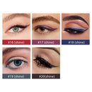 20PCS Colored Eyeliners, Matte Metallic Shimmer Eyeliner Set Long Lasting Waterproof Glitter Eyeliner Makeup Twist-up Liners, Pigmented Smudgeproof Colorful Eye Liner Pencils for Wedding Party Cosplay Aike Home