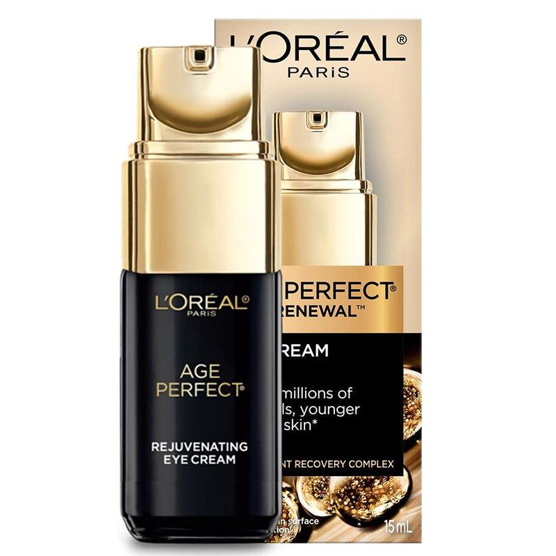 L'Oreal Paris Age Perfect Anti-Aging Under Eye Cream, Vitamin E, Antioxidants, Reduces Dark Circles, Puffiness, Age Perfect Cell Renewal, sensitive skin, Dermatologist Tested, Paraben Free, 0.5 fl oz L'Oreal Paris