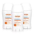 Carpe Underarm Antiperspirant and Deodorant, Clinical strength with all-natural eucalyptus scent, Manage hyperhidrosis and combat excessive sweating without irritation. (Pack of 3) Carpe