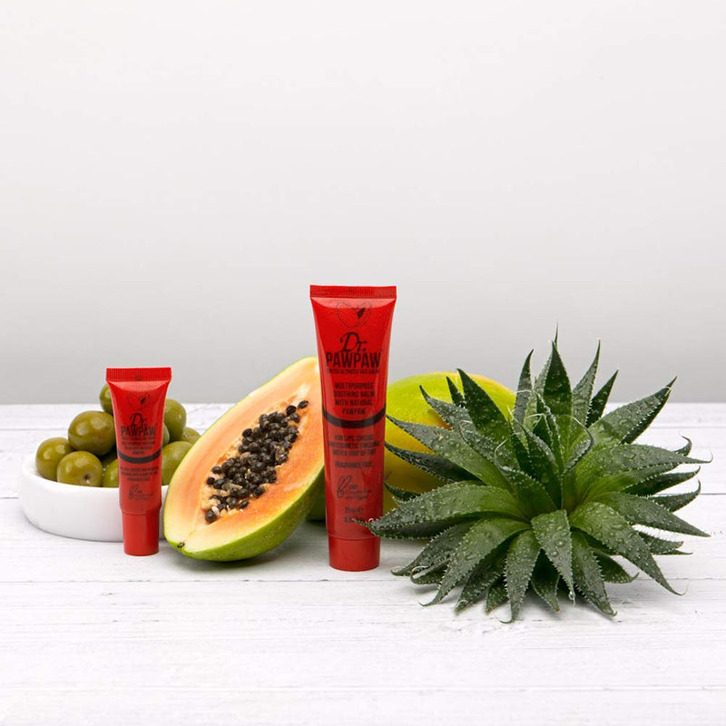 Dr. PAWPAW Multi-Purpose Balm | No Fragrance Balm, For Lips, Skin, Hair, Cuticles, Nails, and Beauty Finishing | 10 mL (Ultimate Red, 1 Pack) Dr. PAWPAW ORIGINAL BALM