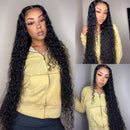 30 Inch Lace Front Wigs Human Hair Water Wave 100% Unprocessed Brazilian Virgin Hair Wigs With Baby Hair For Black Women 12A Glueless Lace Front Human Hair Wigs 150% Density Wigs (30,13x4 water wave) Zhuomei BEAUTY Store