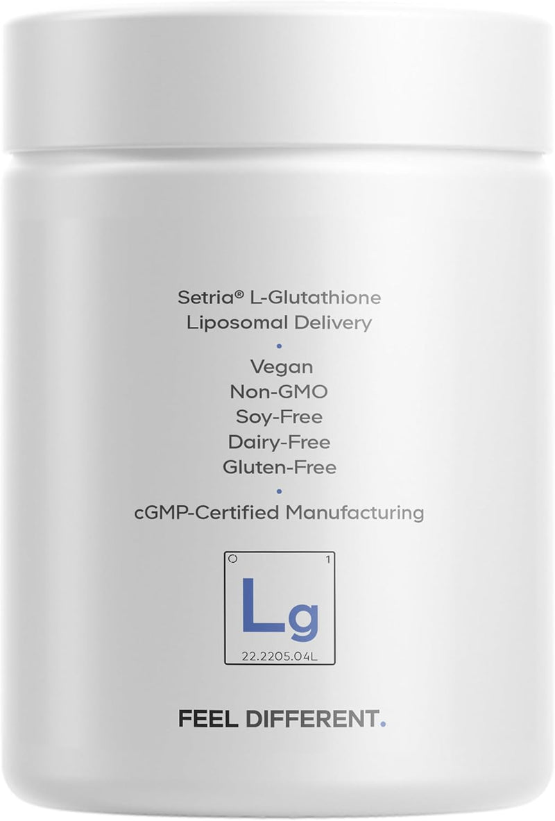 Codeage Liposomal Glutathione Supplement - Pure Reduced Setria L-Glutathione, Liposomal Delivery, Phospholipid Complex - Encapsulated Glutathione Powder Pills - Vegan, Non-GMO - 60 Capsules Infinity Warehouse