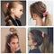 50 PCS Satin Hair Scrunchies for Curly Hair Silk Scrunchies for Hair Satin Hair Accessories for Girls Scrunchy Hair Tie Ropes for Teens Hair Accessories with Gift Bag Yanwenx