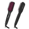 Prizm Hair Straightener Brush, Negative Ion Enhanced Hot Straightening Brush, 30s Fast Heating for Smooth, Frizz-Free and Shine hair, Anti Scald, Temp Lock, LCD Display, Portable for Home & Travel Prizm