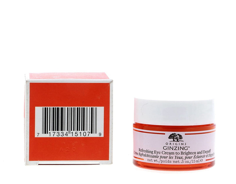 GinZing Refreshing Eye Cream to Brighten and Depuff by Origins for Unisex - 0.5 oz Eye Cream Origins