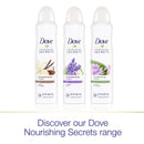 Dove Nourishing Secrets Dry Spray Antiperspirant Deodorant for Women Waterlily Sakura Blossom 48 Hour Sweat Odor Protection 3.8 oz 3 Count, 11.4 Ounce Dove