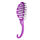 Wet Brush Hair Brush Shower Detangler, Purple Glitter Color, Shower Hair Brush with Soft Bristles Minimizes Pain and Protect Against Split Ends and Breakage for Men, Women, and Kids Wet Brush