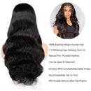 Body Wave Closure Wig Human Hair 4x4 Lace Closure Wigs Human Hair Body Wave Natural Human Hair Wigs for Black Women Pre Plucked Wavy Human Hair 4x4 Lace Closure Body Wave Wig 22 inch Margarety