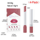 Mini Matte Red Cigarette Lipstick 4 Pack Sets Lip Kit, Litte Smoke Tube Lipstick Tinted Lip Stain Balm Long Lasting 24 Hour Waterproof Nude Moisturizing Velvet Cute Lipstick Set for Women (A-Set03) evpct
