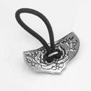 Ponytail Holder, Hair Accessory, Women's Hair Tie, Daisy Design, Handcrafted in the USA by Oberon Design Oberon Design
