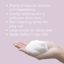 Teen Skin Gentle Foaming Face Wash by Natural Outcome Skin Care - Boys & Girls Facial Cleanser Lotion for Teens, Preteens & Kids to Prevent Acne, Sulfate Free 6 oz natural outcome