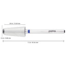 PANA 3/32" Volcano Nail Carbide Bit for Electric Dremel Drill Machine (Medium - M, SILVER) PANA