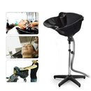 Portable Shampoo Hairdresser Hairdressing Back Workstation Basin Salon Deep Shampoo Basin Sink(Large lightweight plastic wash basin) TFCFL