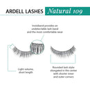 Ardell Natural Lashes False Eyelashes 109 Black (4 pack) Ardell