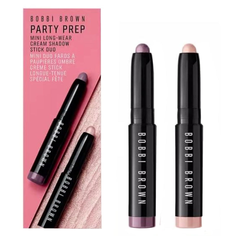 Bobbi Brown Mini Party Prep Long-Wear Cream Shadow Stick Duo Infinity Warehouse