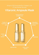 SNP PREP - Vitaronic SoS Ampoule - Nourishing & Moisturizing Effects for All Skin Types - 7 Vials, 1 Week Supply - 1.5ml per Vial - Best Gift Idea for Mom, Girlfriend, Wife, Her, Women SNP Shining Nature Purity Store
