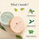 NOURISH MANTRA Holy Basil & Neem Vardaan Mud Face Mask For Oily Skin To Minimize Clogged Pores, Dull Skin And Acne NOURISH MANTRA Store