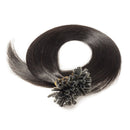 100 Strands Pre Bonded Remy Human Hair U Tip Hair Extensions Nail Tip Italian Keratin Fushion Hairpiece Long Straight Silky For Women