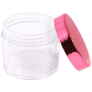 Beauticom 2 oz./ 60 Grams/ 60 ML Thick Wall Round Clear Plastic LEAK-PROOF Jars Container with ROSE GOLD Lids for Cosmetic, Lip Balm, Creams, Lotions, Liquids (12 Jars, Rose Gold) Beauticom