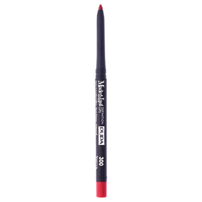 PUPA Milano Made To Last Definition Lips - Extreme Hold Automatic Lip Pencil, Waterproof - Color is Defined and Holds Flawlessly - For Precise Lip Contouring - 300 Red Passion - 0.012 Oz, (I0111879) PUPA Milano