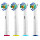 Professional White Replacement Toothbrush Heads w/ 3D Whitening, Compatible with Oral-B Braun Electric Toothbrush- 4 Pro Style- Fits The Oralb Kids Care 1000 Etc. Alayna