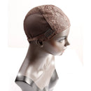 Bella Hair Glueless Wig Caps for Making Wigs with Combs and Adjustable Straps Swiss Lace Brown Medium Size Bella Hair
