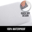 Gorilla Grip Original Spa Bath Pillow Features Powerful Gripping Technology, Comfortable, Soft, Large, 19.5 x 15, Luxury 3-Panel Design for Shoulder, Neck Support, Fits Any Size Tub, Jacuzzi, White Gorilla Grip Store