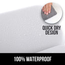 Gorilla Grip Comfort Slip Resistant Large Thick Soft Waterproof Relaxing Spa Bath Pillow, Fits Curved or Straight Back Tubs, Cushion Support Head and Neck in Tub, Bathtub Accessory, 3 Panel, White Gorilla Grip