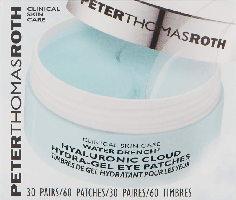 Peter Thomas Roth Water Drench Hyaluronic Cloud Hydra-Gel Eye Patches, Hyaluronic Acid Under-Eye Patches for Fine Lines, Wrinkles and Puffiness Peter Thomas Roth