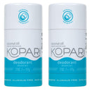 Kopari Aluminum-Free Deodorant Original | Non-Toxic, Paraben Free, Gluten Free & Cruelty Free Men’s and Women’s Deodorant | Made with Organic Coconut Oil | 2 Pack, 2.0 oz Kopari