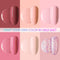 MILD EAST Gel Nail Polish Kit, 6 Colors Nude Pink Gel Nail Polish UV Gel Glitter Nail Polish with Acrylic Powder, Glossy/Matte Nail Polish Gift Set for Women MILD EAST